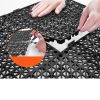 PVC vízelvezető padlólap 12 darabos 30x30 cm fekete csúszásmentes moduláris burkolat készlet 