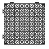 PVC vízelvezető padlólap 12 darabos 30x30 cm fekete csúszásmentes moduláris burkolat készlet 