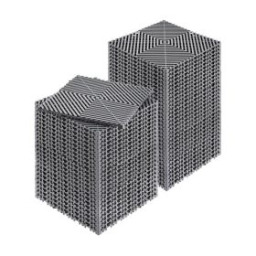   Vízelvezető padlólap 55 db szürke garázspadló 31x31 cm moduláris, PP padlóburkolat összepattintható kivitel