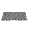 Vízelvezető szőnyeg 40 darabos szürke moduláris garázs padlólap 31x31 cm összepattintható műanyag burkolat