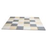 Játszószőnyeg 36 db EVA puzzle szőnyeg szett 1,02 cm vastag, 3,3 m² lefedés, gyerekbarát padlóburkolat