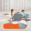 Játszószőnyeg 36 db EVA puzzle szőnyeg szett 1,02 cm vastag, 3,3 m² lefedés, gyerekbarát padlóburkolat