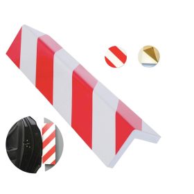   Garázs sarokvédő profil 2 db ragasztható sarokprofil piros-fehér