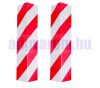 Garázs sarokvédő profil 2 db ragasztható sarokprofil piros-fehér