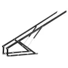 Hidraulikus ágyemelő vasalat 152 cm, fekete, 120 kg teherbírással gázrugós ágyemelő