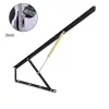 Hidraulikus ágyemelő vasalat 120 cm, fekete, 120 kg teherbírással gázrugós ágyemelő