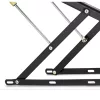 Hidraulikus ágyemelő vasalat 120 cm, fekete, 120 kg teherbírással gázrugós ágyemelő