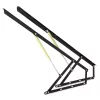 Hidraulikus ágyemelő vasalat 120 cm, fekete, 120 kg teherbírással