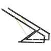Hidraulikus ágyemelő vasalat 120 cm, fekete, 120 kg teherbírással