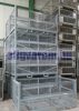 Dupla széles gitterbox. Széles rácsos tároló konténer Méret belül 2230x1110x940 mm 1500 kg Gitterbox