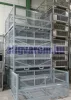 Dupla széles gitterbox Rácsos tároló konténer lehajtható oldalfal 224x112x111 Méret belül 221x109x930 mm 1500 kg