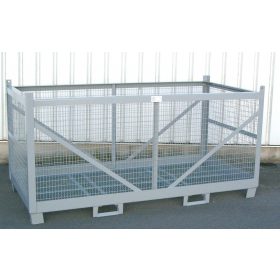 Dupla széles gitterbox. Széles rácsos tároló konténer Méret belül 2230x1110x940 mm