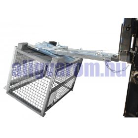   Gitterbox ürítő targonca adapter -  GiBo kiöntő - huzalos ürítés - DIN 15155 rácsos konténer számára