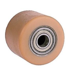   Ø 75x95 urethan raklapemelő görgő  Átmérő 75 mm  Szélessége: 95 mm Tengely: 20 mm rendelésnél választható