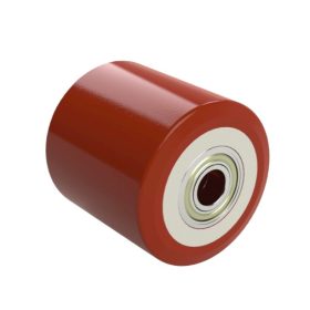   Ø 82x85 mm görgő raklapemelő, raklapmozgató béka uretán poliurethan bevonat, poliamid maggal.  Átmérő: 82 mm  Szélessége: 85 mm  Tengely: 20 mm