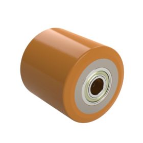   Hanselifter Ø 75x55/60 mm villagörgő raklapemelő, raklapmozgató uretán poliuretán  Átmérő: 75 mm  Szélesség: 55/60 mm  Tengely: 20 mm