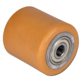   Linde T20 Ø 85x105 mm villagörgő raklapemelő, raklapmozgató uretán poliuretán  Átmérő: 85 mm  Szélesség: 105 mm  Tengely: 20 mm