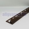 OX 11-12 mm Íves csempeszegély élvédő domború galambszürke szín 11-12 mm csempevastagság
