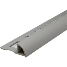   OX 6-7-8-10-12 mm Íves csempeszegély élvédő domború galambszürke szín választható méret