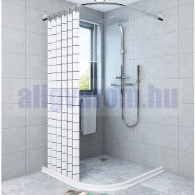   Padlóra ragasztható kifolyó víz határoló 200 cm szilikon gát rózsaszín színben méterár