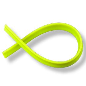 Padlóra ragasztható kifolyó víz határoló szilikon gát sárga színben