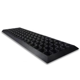   Csúszásgátló gumilap lépcsőre 25x75 cm rácsos lépcsőfok gumiburkolat