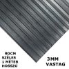 SBR 3x900 mm Bordás gumiszőnyeg széles csíkozású 90 cm széles 3 mm vastag méterenként rendelhető tekercs gumi védőborítás
