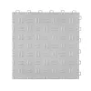 Moduláris garázspadló burkolólap 25 db-os készlet 305x 305x13,4 mm ezüst színben