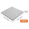Moduláris garázspadló burkolólap 25 db-os készlet 305x 305x13,4 mm ezüst színben