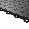 Garázspadló burkolólap készlet 305x305x13,4 mm 25 darabos szett fekete