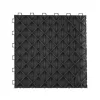 Garázspadló burkolólap készlet 305x305x13,4 mm 25 darabos szett fekete