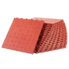 Garázspadló burkolólap 25 db-os készlet 305x305x13,4 mm ipari minőségű, csúszásmentes, piros színben