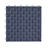 Garázspadló burkolólap készlet 305x305x13,4 mm 25 darabos szett grafitszürke
