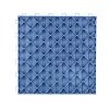 Garázspadló burkolólap 50 db-os készlet 305x305x13,4 mm ipari minőségű, csúszásmentes, kék színben