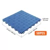 Garázspadló burkolólap 50 db-os készlet 305x305x13,4 mm ipari minőségű, csúszásmentes, kék színben