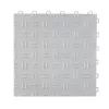 Garázspadló burkolólap 50 db-os készlet 305x305x13,4 mm ipari minőségű, csúszásmentes, ezüst színben