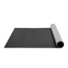 PVC padlószőnyeg 200x100 cm 1,5 mm vastag fekete edző- és jógaszőnyeg hordtáskával