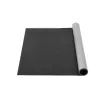 PVC padlószőnyeg 200x100 cm 1,5 mm vastag fekete edző- és jógaszőnyeg hordtáskával