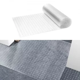   Átlátszó szőnyegvédő háziállatok ellen 61 × 366 cm, karcálló PVC vízálló szőnyegvédő