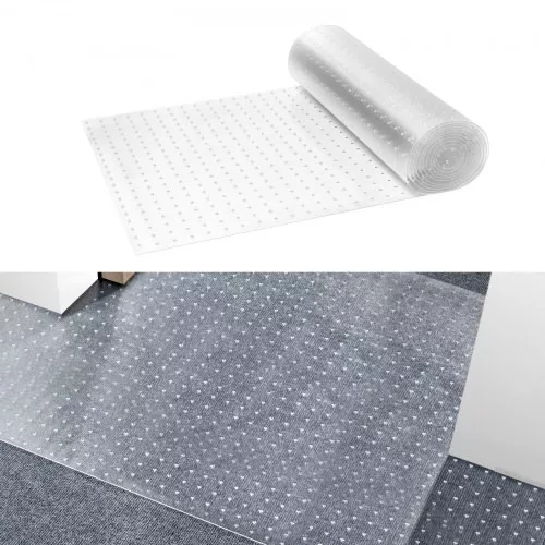 Átlátszó szőnyegvédő háziállatok ellen 61 × 366 cm, karcálló PVC vízálló szőnyegvédő