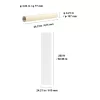 Öntapadó szőnyegvédő fólia 61 cm x 61 m polietilén átlátszó padlóvédő fólia