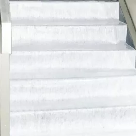   Padló- és felületvédő fólia 99,1 cm × 30,4 m fehér professzionális padlóvédő szőnyeg PE réteggel