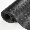 SBR gumiszőnyeg 2465x1236 mm 3 mm vastag, csúszásmentes, gyémánt mintás ipari padlóburkolat