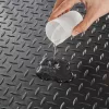 SBR gumiszőnyeg 2465x1236 mm 3 mm vastag, csúszásmentes, gyémánt mintás ipari padlóburkolat