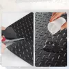 SBR gumiszőnyeg 2465x1236 mm 3 mm vastag, csúszásmentes, gyémánt mintás ipari padlóburkolat