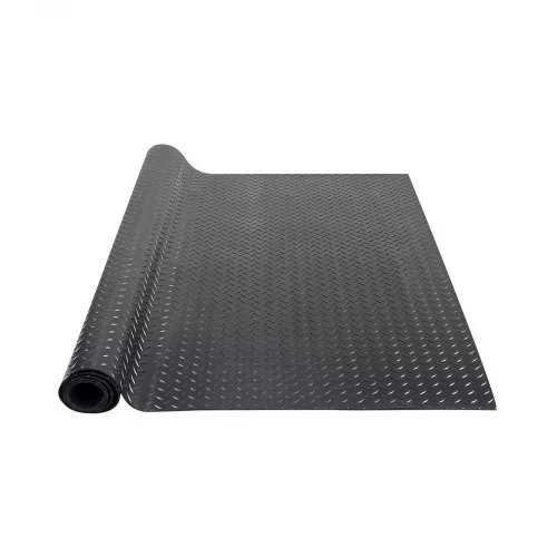 SBR gumiszőnyeg 3 mm vastag 1848x1236 mm, gyémánt mintás, csúszásmentes padlóburkolat