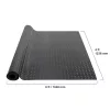 SBR gumiszőnyeg 3 mm vastag 1848x1236 mm, gyémánt mintás, csúszásmentes padlóburkolat
