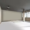 Padlóburkolat professzionális PVC vinyl tánc- és edzőpadló 14 m², fehér/fekete