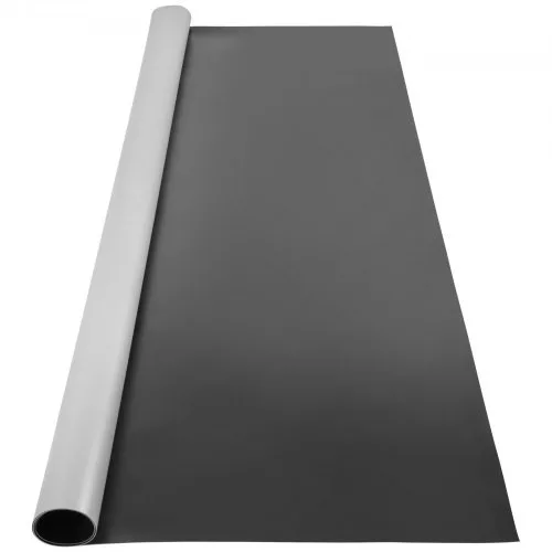 Padlóburkolat PVC-vinyl táncpadló 2,4 m² szürke/fekete, vízálló és csúszásmentes
