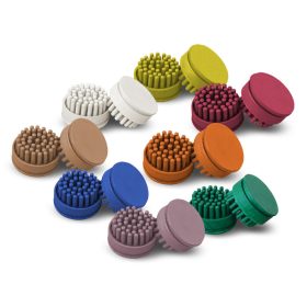   Octo Gumiszőnyeg tisztító gomb fehér és további 7 színű díszítő elem 10 db